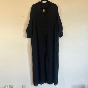 PLUS SIZE: TORRID. Elegant Black Maxi Dress